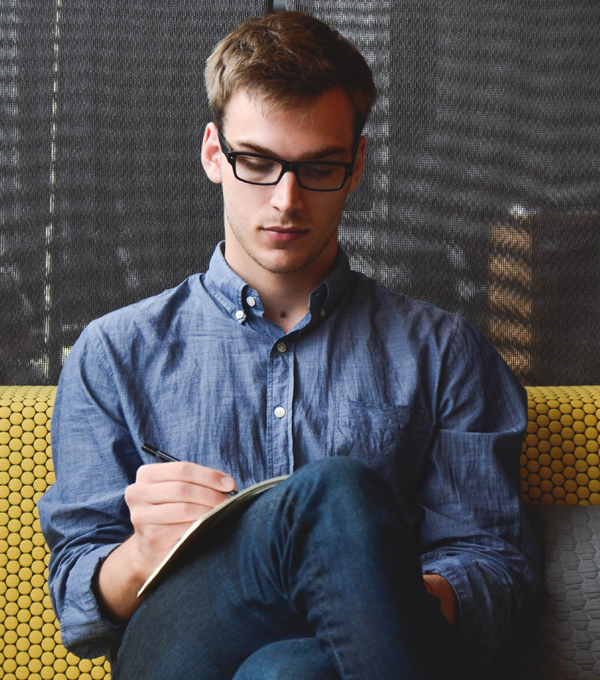 student studying for standardized test SAT/ACT